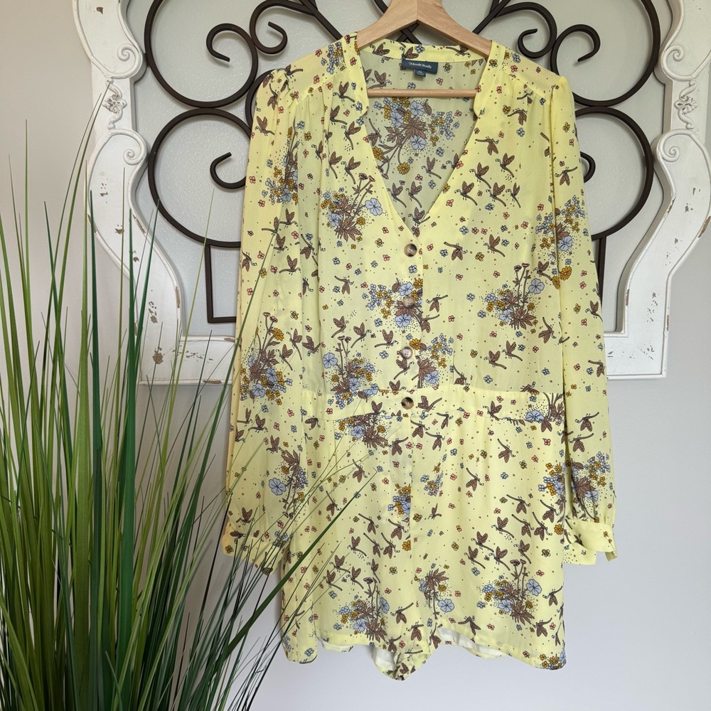 MODCLOTH Size XL Yellow Romper
